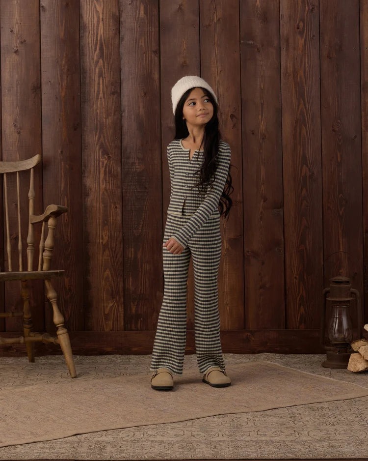 Long Sleeve Knit Set | Midnight Stripe | Rylee & Cru