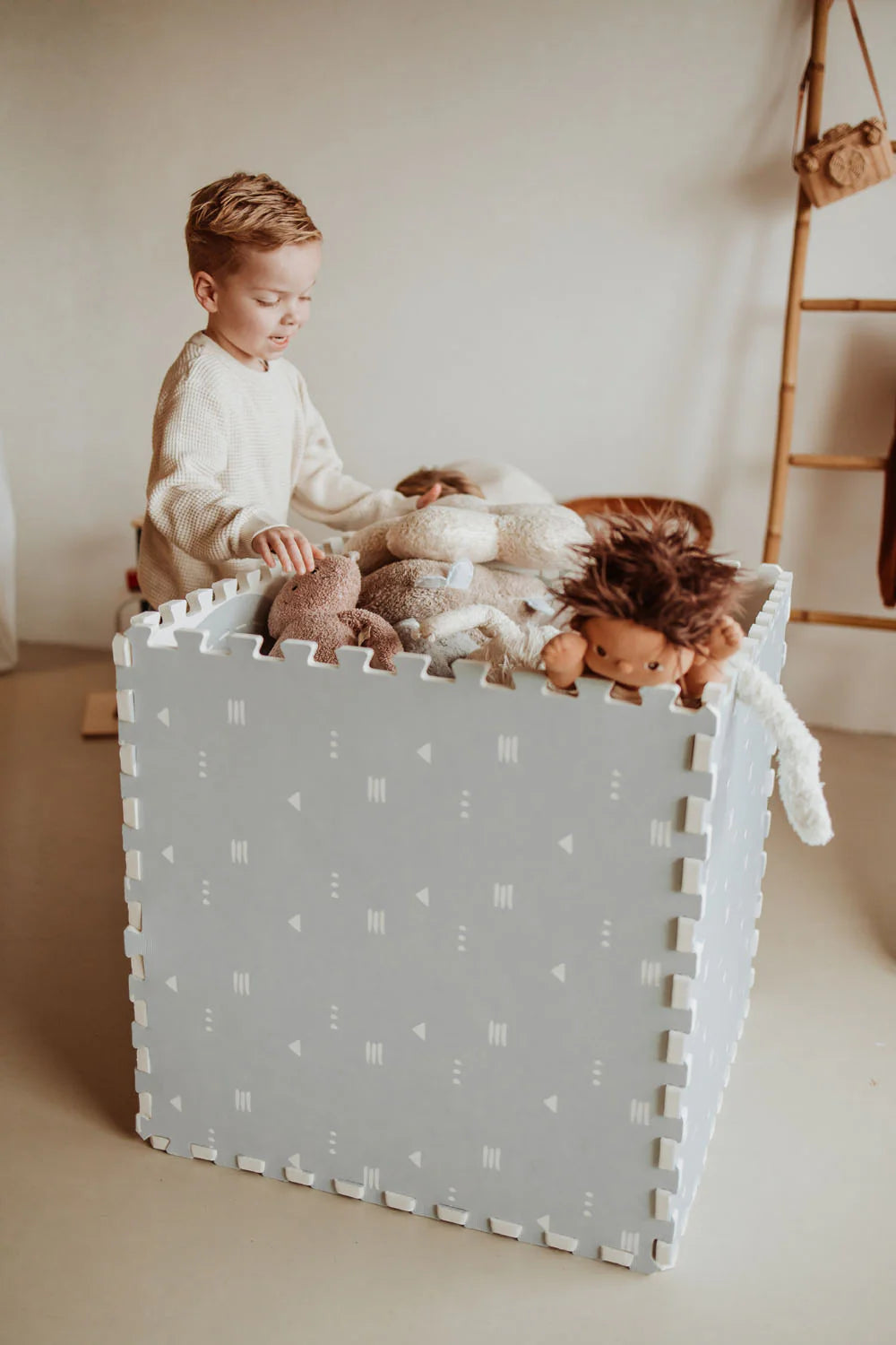 Puzzlemat, Storage Box & Mini House | Road Map | Play&Go