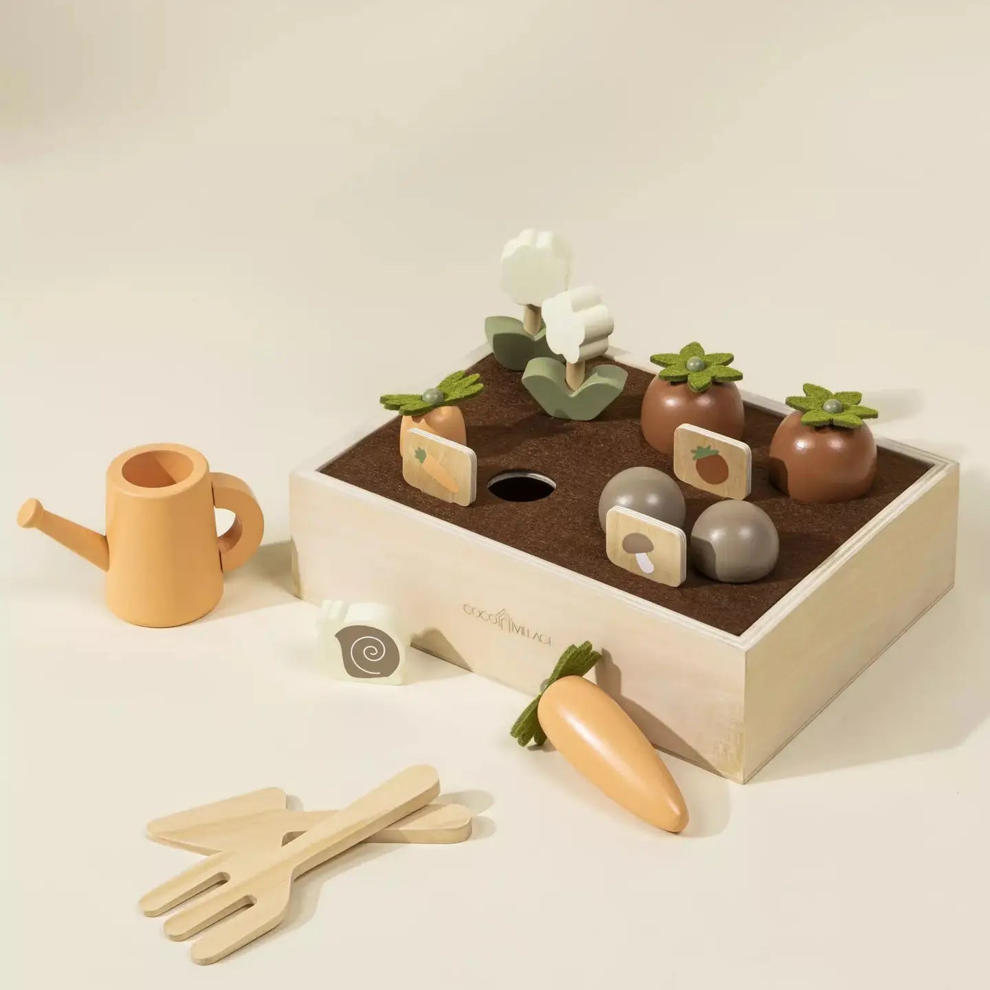 Wooden Gardening Playset and Accessories | Coco Village