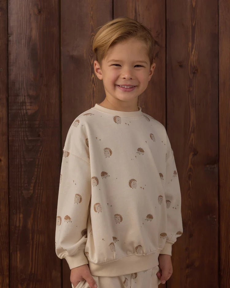 Relaxed Sweatshirt | Hedgehog | Rylee & Cru