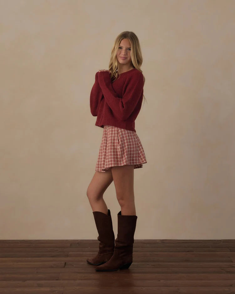 Teen Fuzzy Cardigan | Ruby | Rylee & Cru