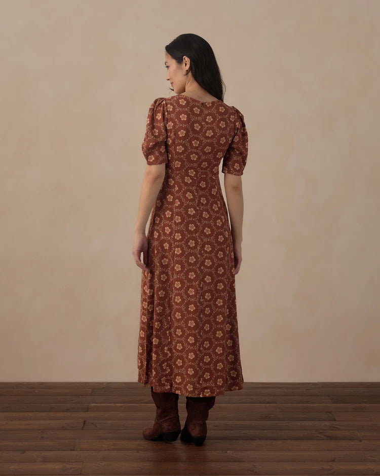 Women's Violet Dress | Brick Daisies | Rylee & Cru