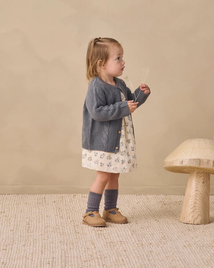 Knit Cardigan | Midnight | Quincy Mae