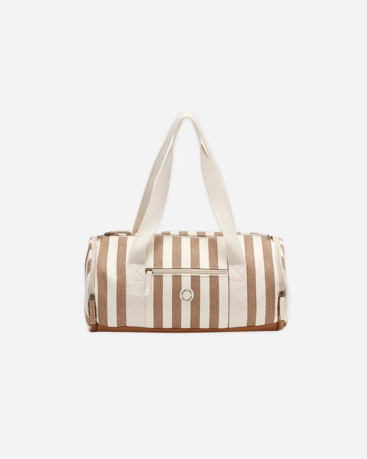Duffle Bag | Fawn Pinstripe | Rylee & Cru