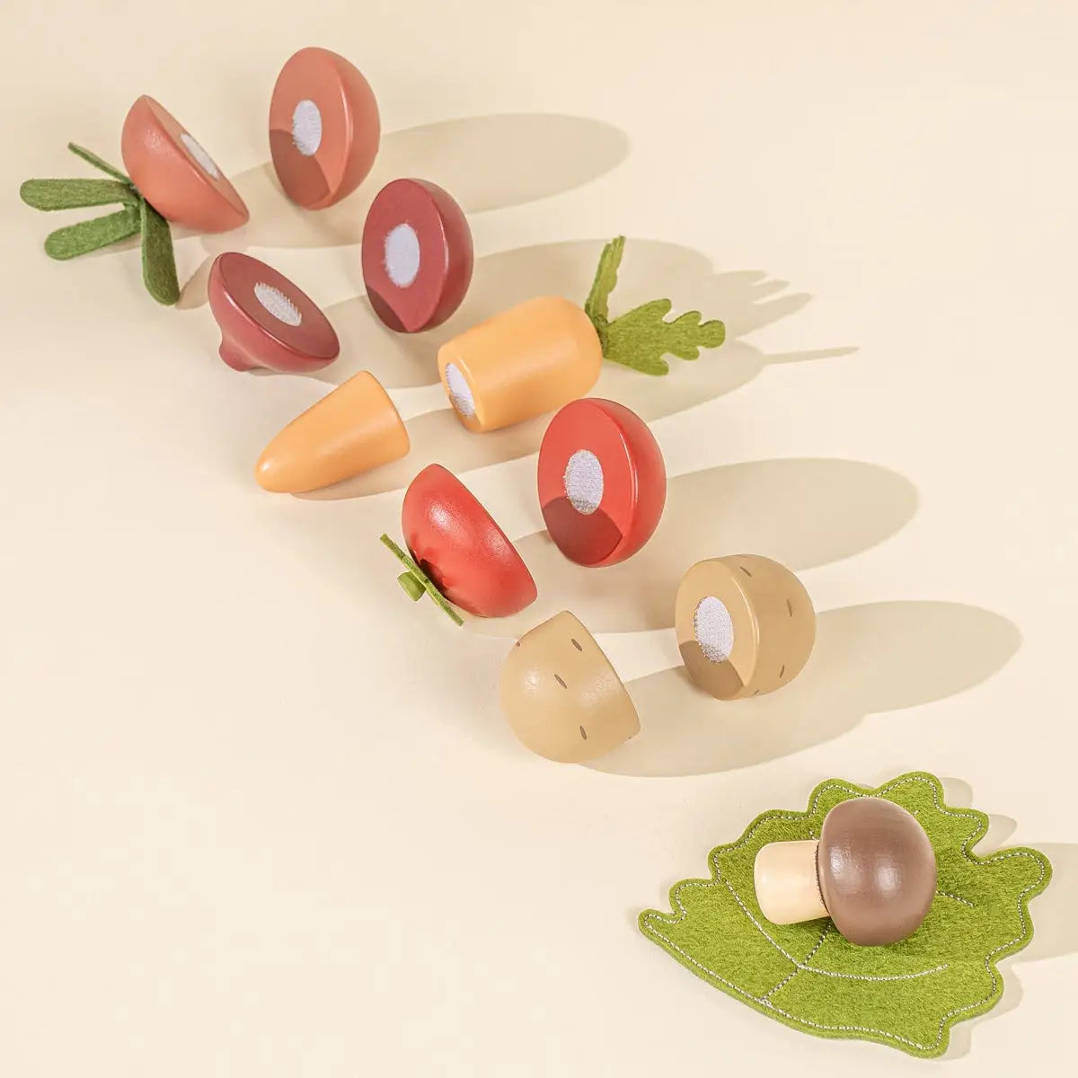 Wooden Vegetables Playset | Coco Village