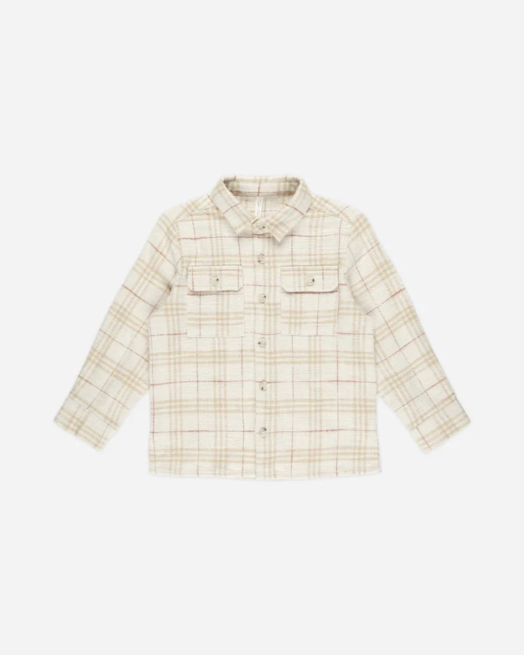 Collared Long Sleeve Shirt | Vintage Plaid | Rylee & Cru