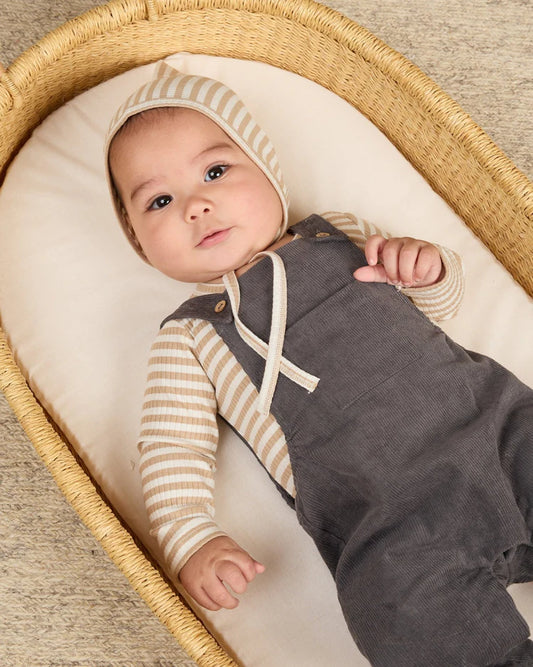 Corduroy Baby Overalls | Indigo | Quincy Mae