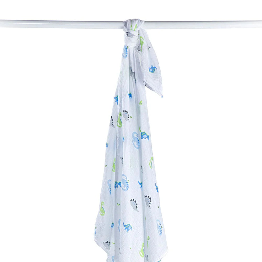 Classic Muslin Blanket XL | Dino | Lulujo