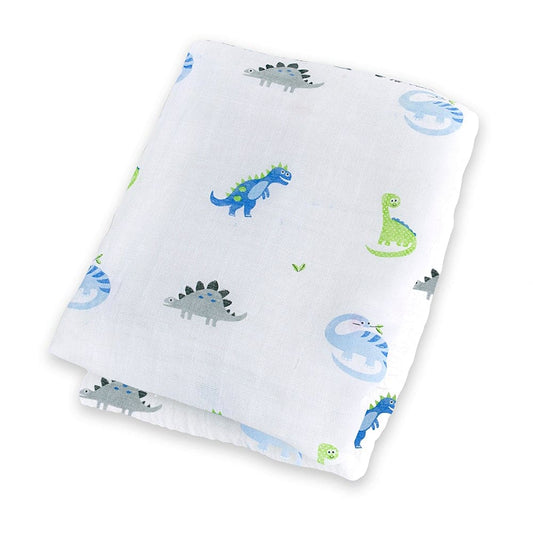 Classic Muslin Blanket XL | Dino | Lulujo