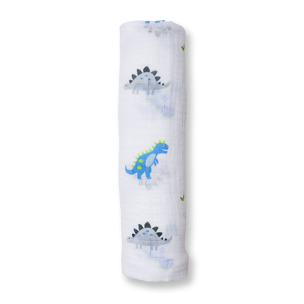 Classic Muslin Blanket XL | Dino | Lulujo