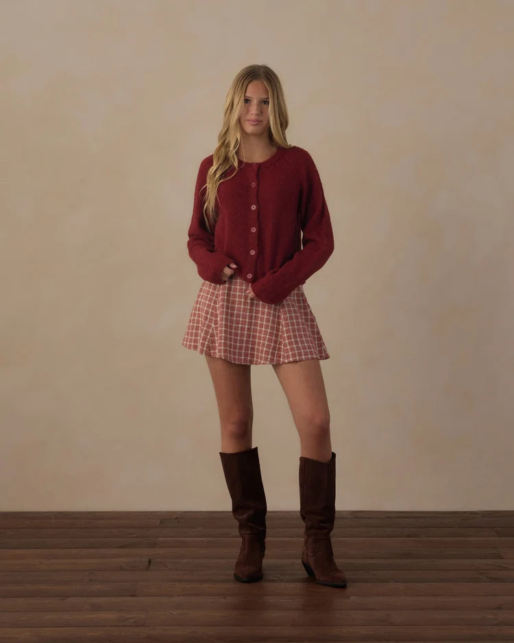 Teen Fuzzy Cardigan | Ruby | Rylee & Cru