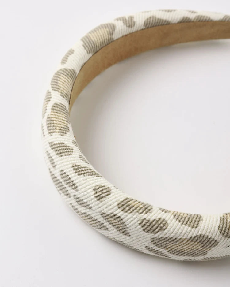 Padded Headband | Leopard | Rylee & Cru