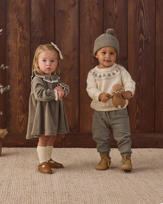 Rex Sweater | Tree Fair Isle | Quincy Mae