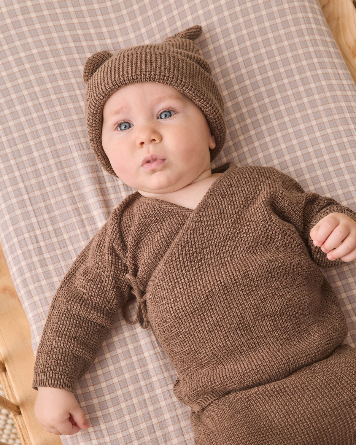 Baby Bear Beanie | Cocoa | Quincy Mae