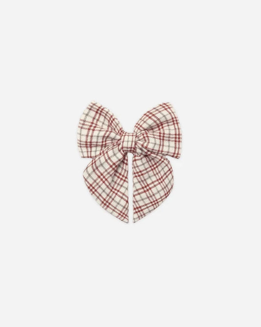 Bow | Christmas Plaid | Quincy Mae