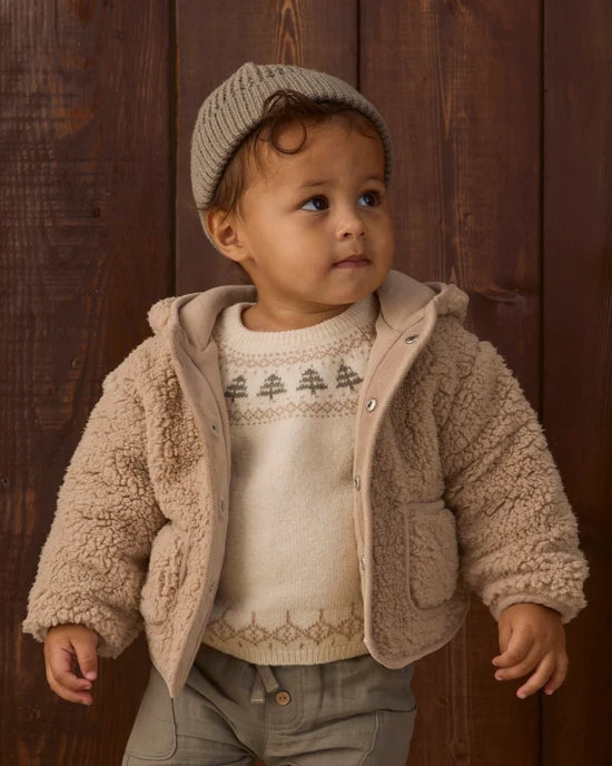 Rex Sweater | Tree Fair Isle | Quincy Mae