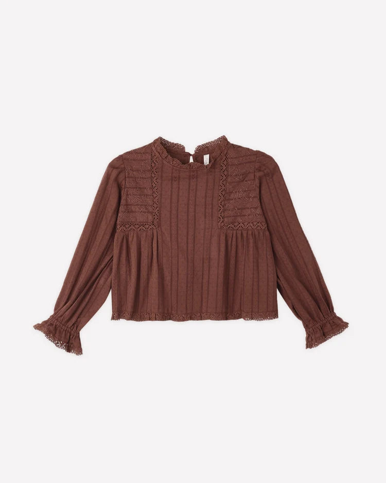 Cecile Blouse | Mulberry | Rylee & Cru