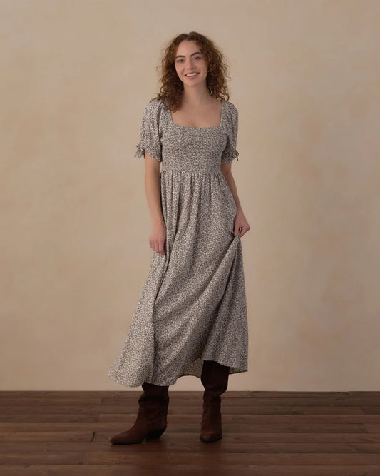 Women's Dallas Dress | Slate Floral | Rylee & Cru