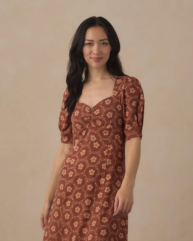 Women's Violet Dress | Brick Daisies | Rylee & Cru