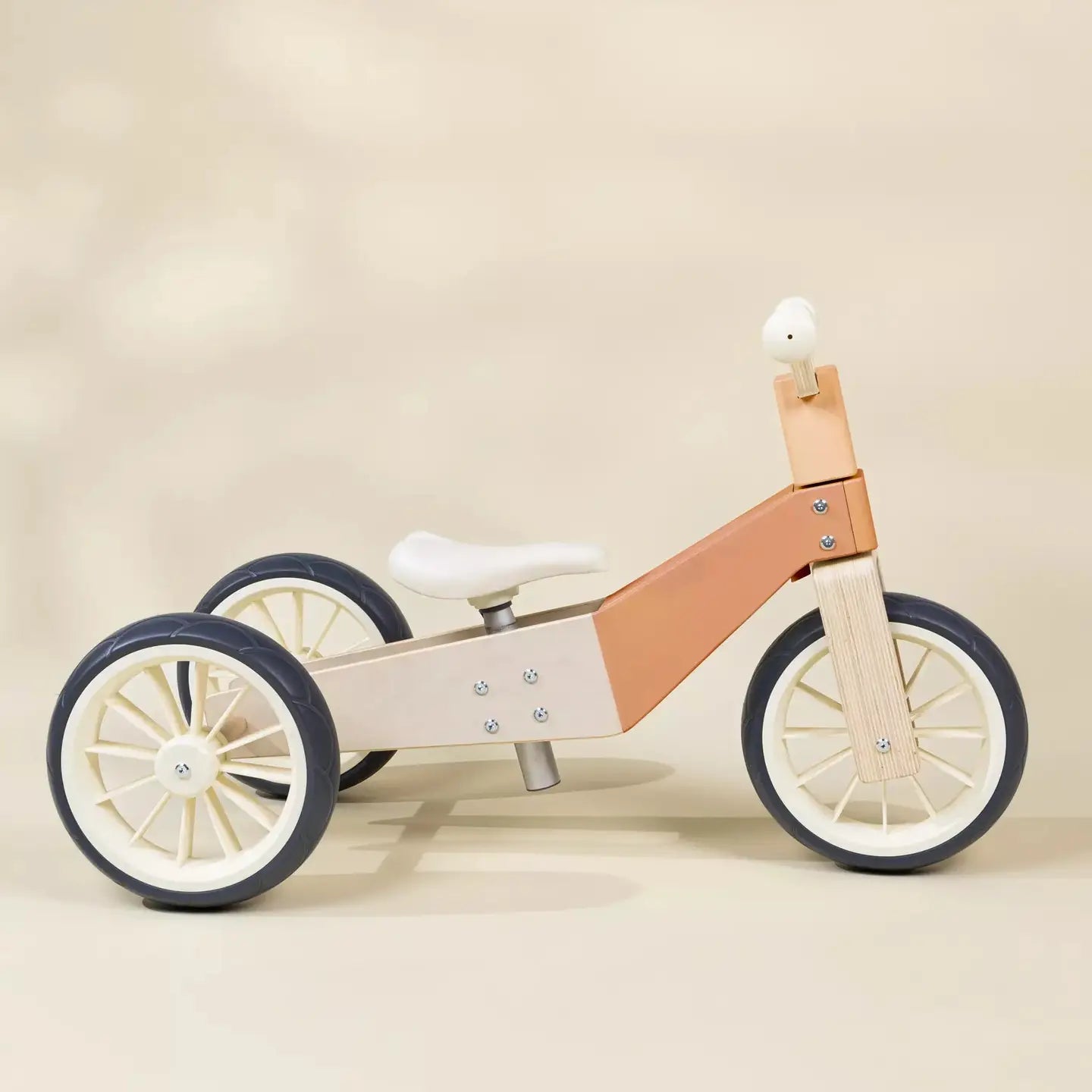 Wooden Balance Bike - 3 in 1 | Grapefruit | Coco Village