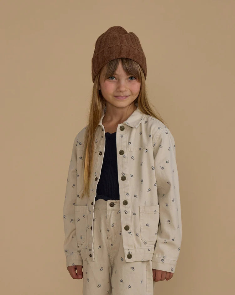 Denim Chore Coat | Blue Daisy | Rylee & Cru