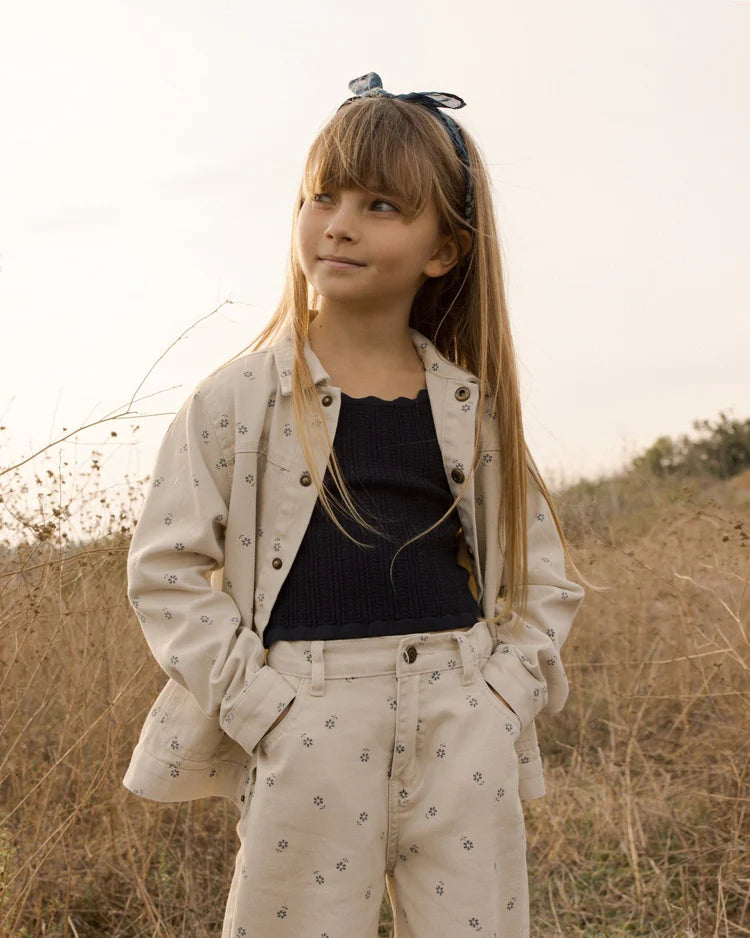 Denim Chore Coat | Blue Daisy | Rylee & Cru