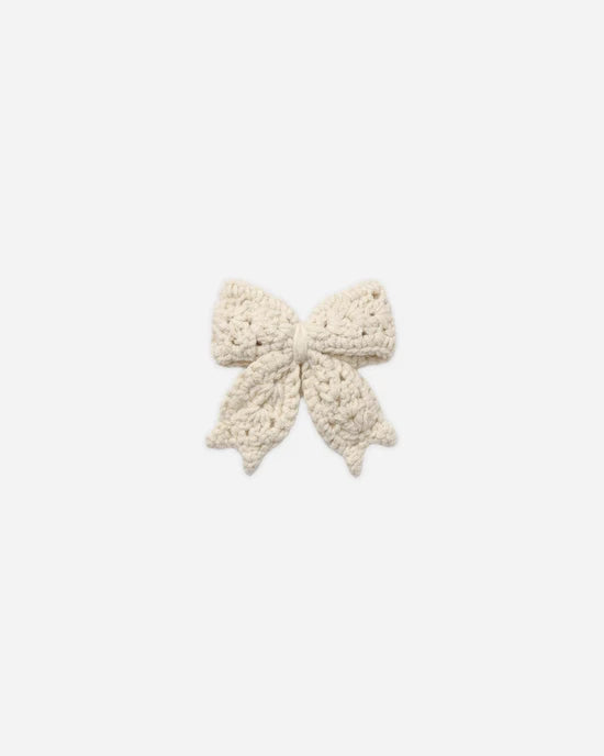 Crochet Bow | Natural | Quincy Mae