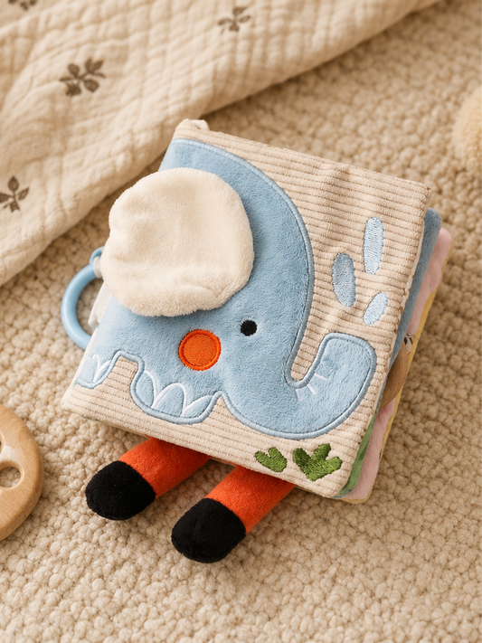 Soft Elephant Crinkle Book