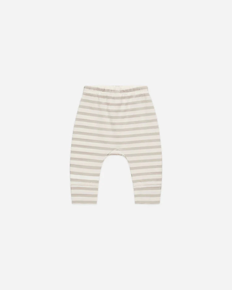 Drawstring Pant | Grey Stripe | Quincy Mae