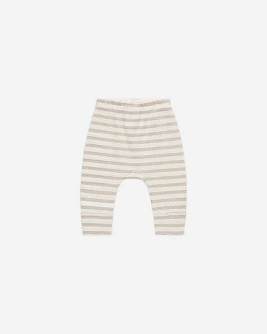 Drawstring Pant | Grey Stripe | Quincy Mae