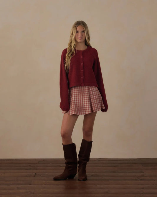 Teen Fuzzy Cardigan | Ruby | Rylee & Cru