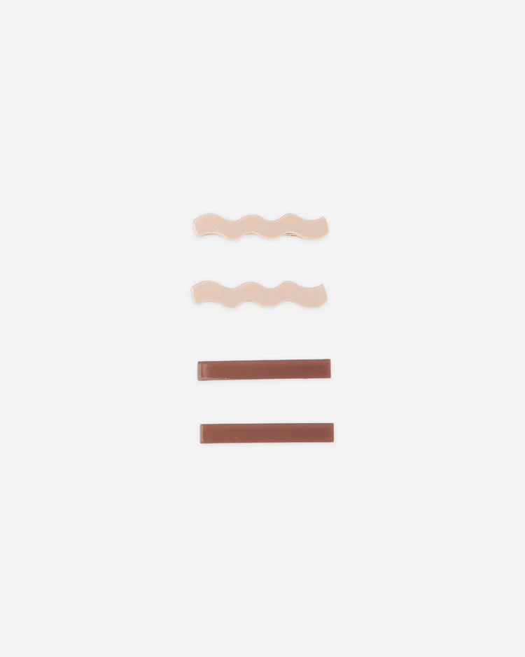 Wavy Clip Set | Petal, Mulberry | Rylee & Cru