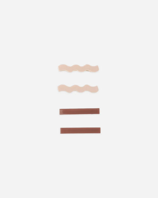 Wavy Clip Set | Petal, Mulberry | Rylee & Cru