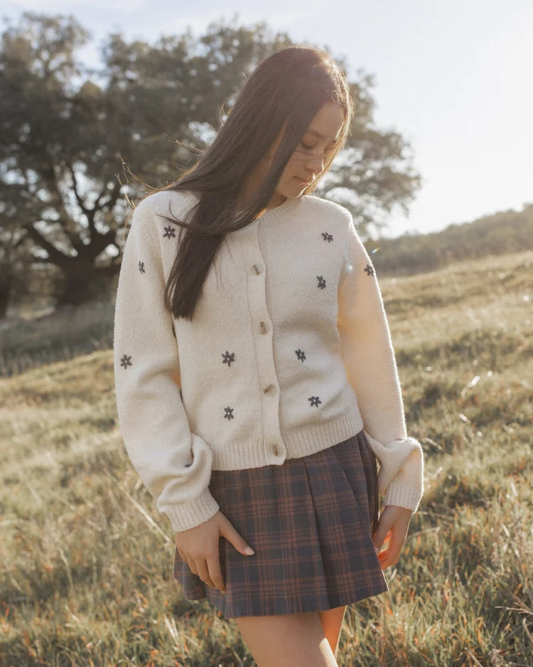 Teen Pleated Skirt | Midnight Plaid | Rylee & Cru
