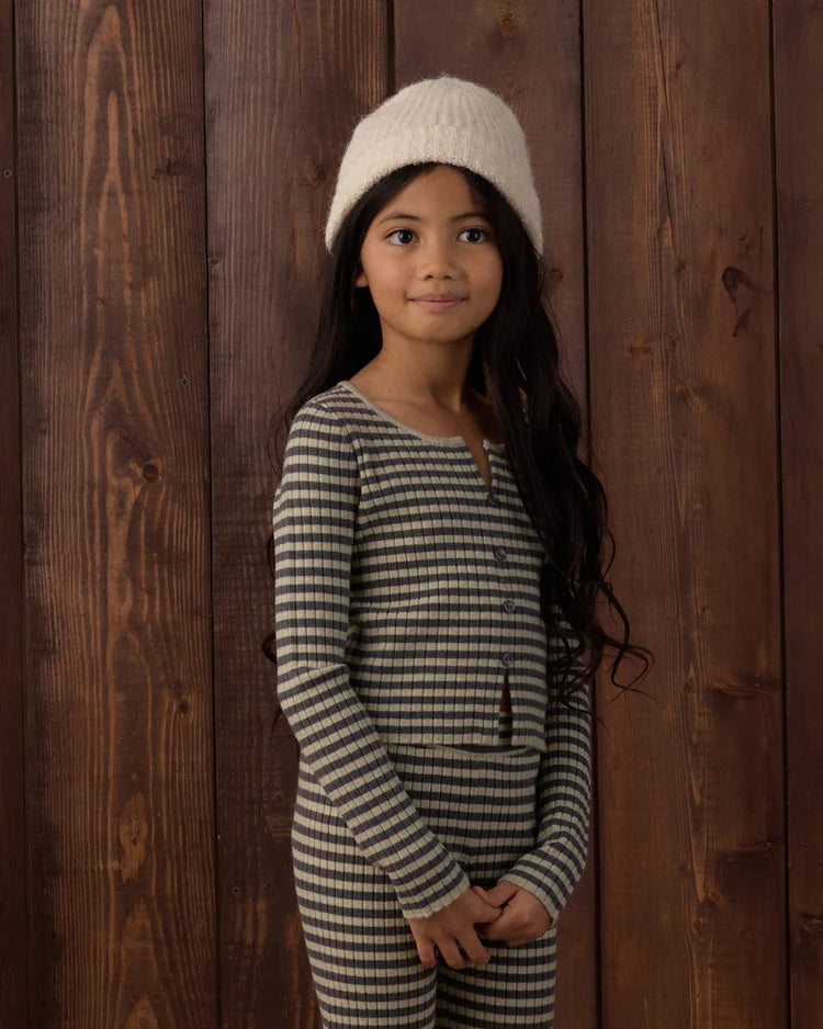 Long Sleeve Knit Set | Midnight Stripe | Rylee & Cru