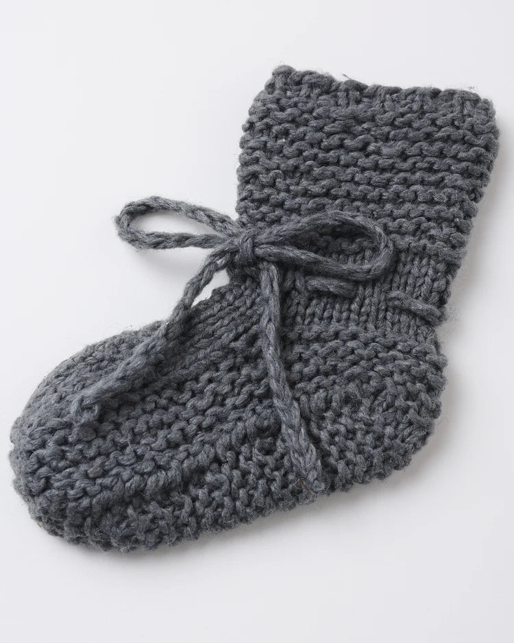 Knit Booties | Midnight | Quincy Mae