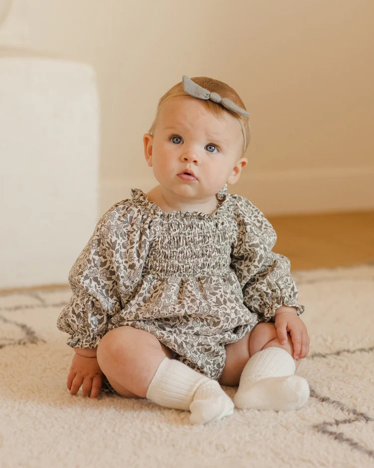 Eden Romper | Green Garden | Quincy Mae