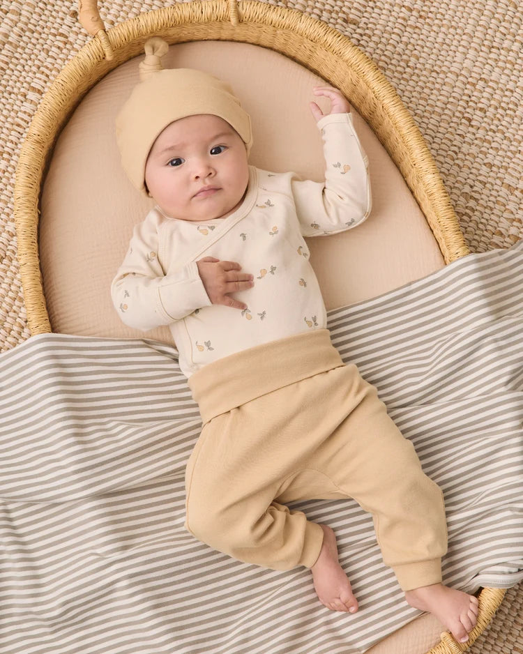 Side Snap Bodysuit & Pant Set | Pear | Quincy Mae