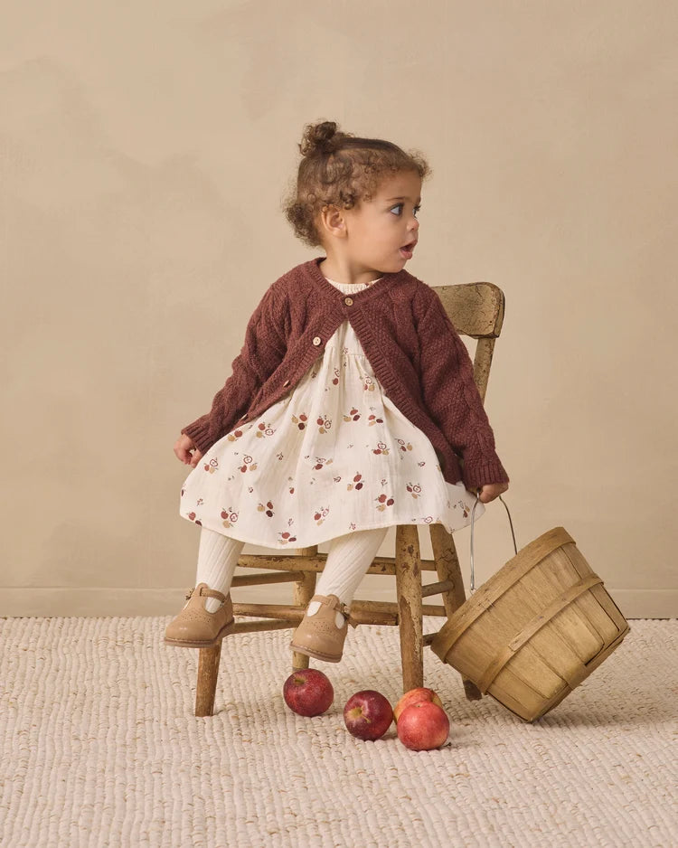 Knit Cardigan | Black Cherry | Quincy Mae