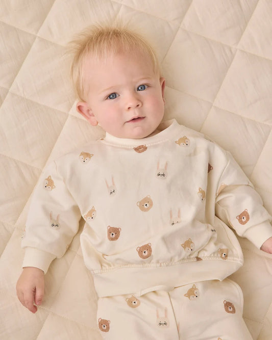 Relaxed Fleece Sweatshirt | Critters | Quincy Mae