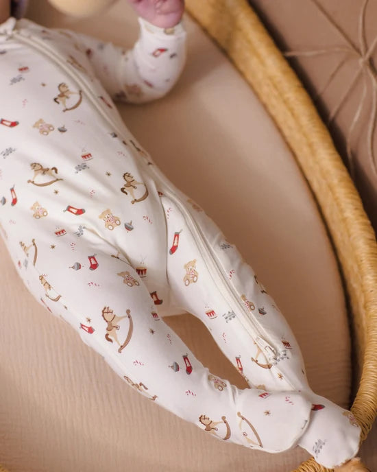 Bamboo Zip Footie | Toy Chest | Quincy Mae