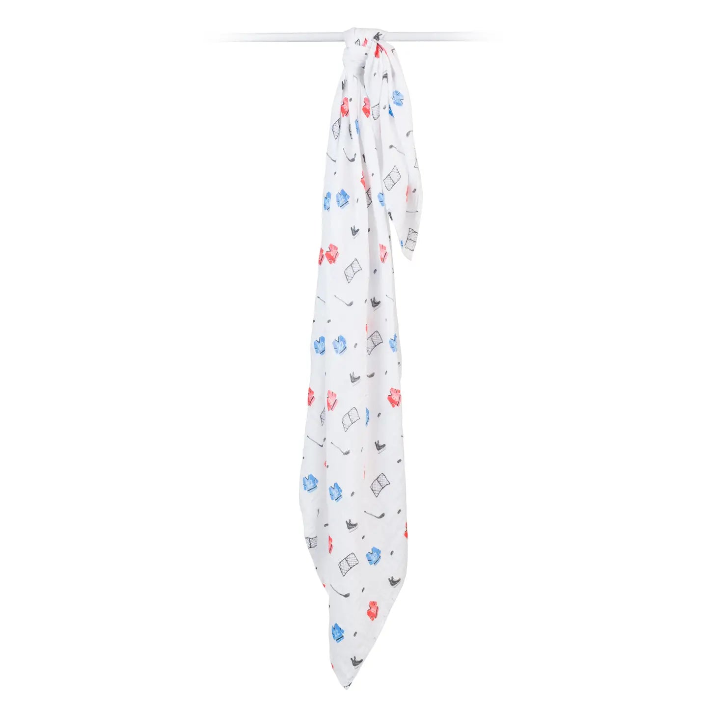 Classic Muslin Blanket XL | Hockey | Lulujo