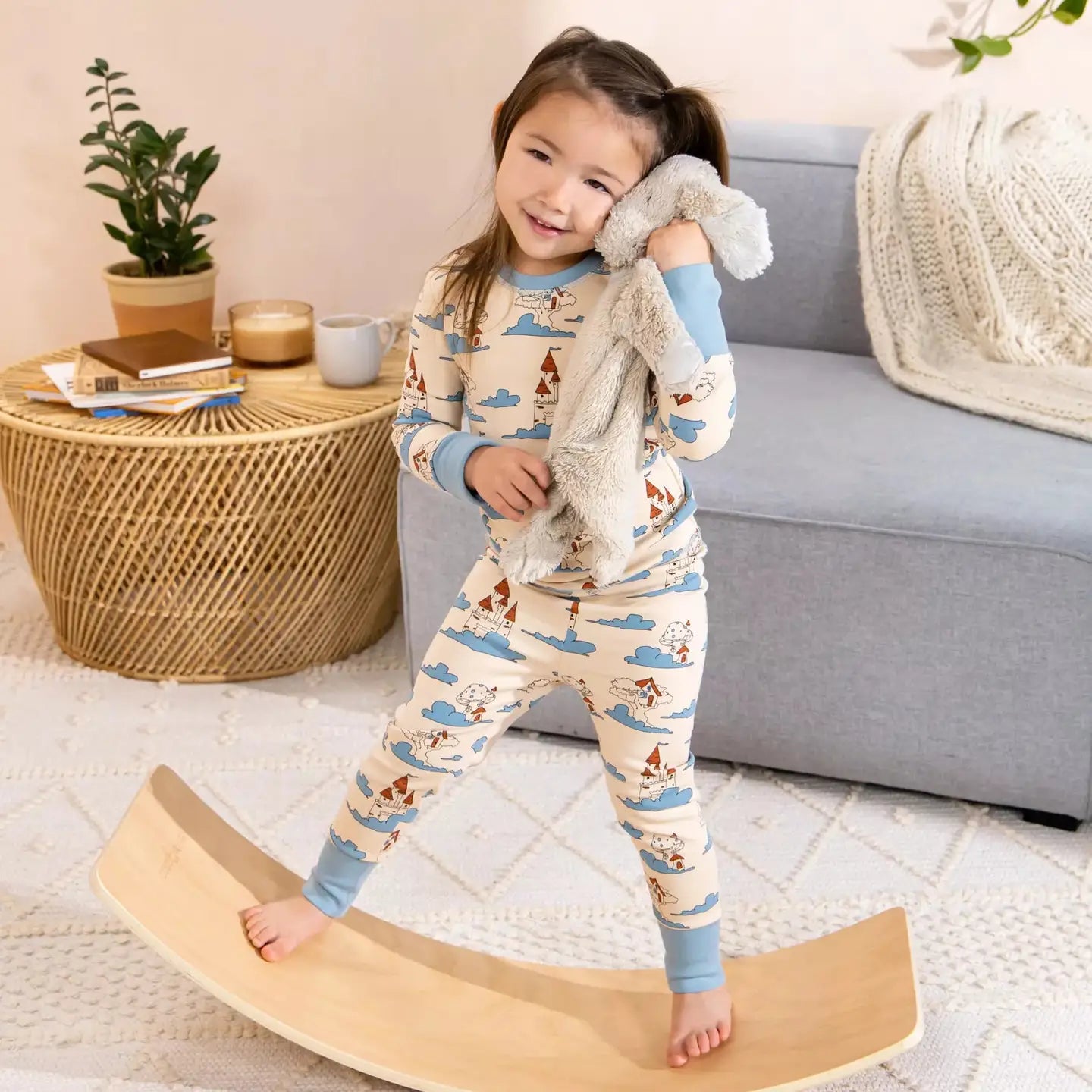 Balance Board - Natural Wood | Coco Village