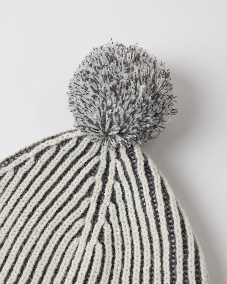 Beanie | Midnight Stripe | Quincy Mae
