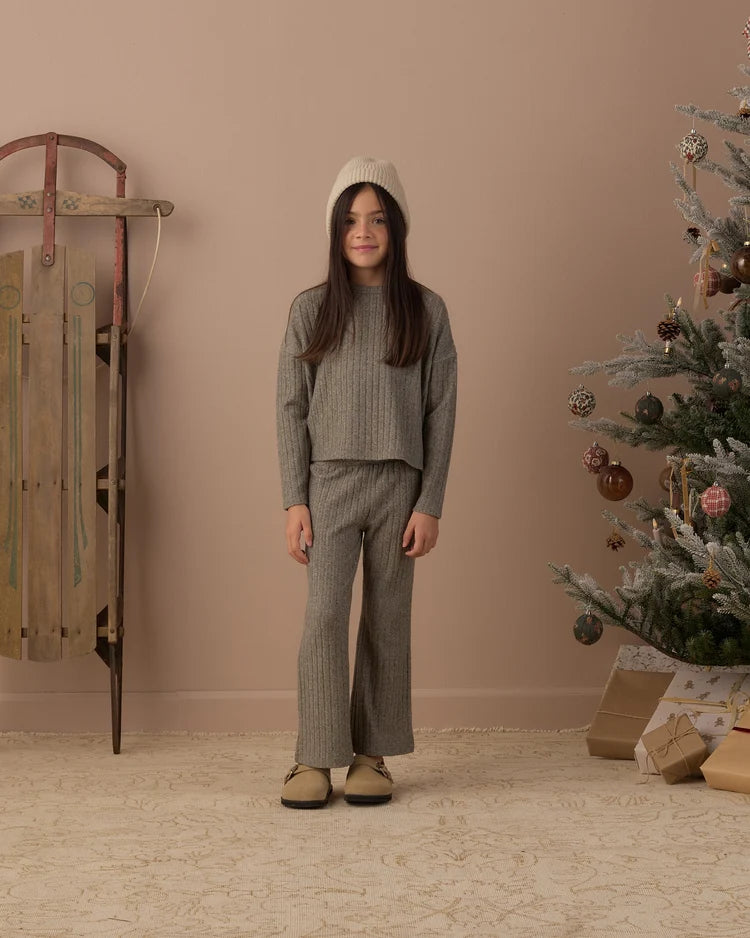 Cozy Rib Knit Set | Evergreen | Rylee & Cru