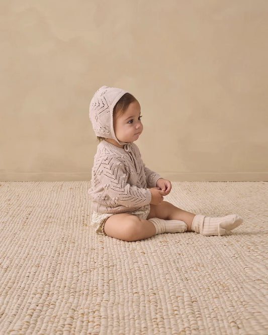Knit Cardigan | Lilac Mist | Quincy Mae