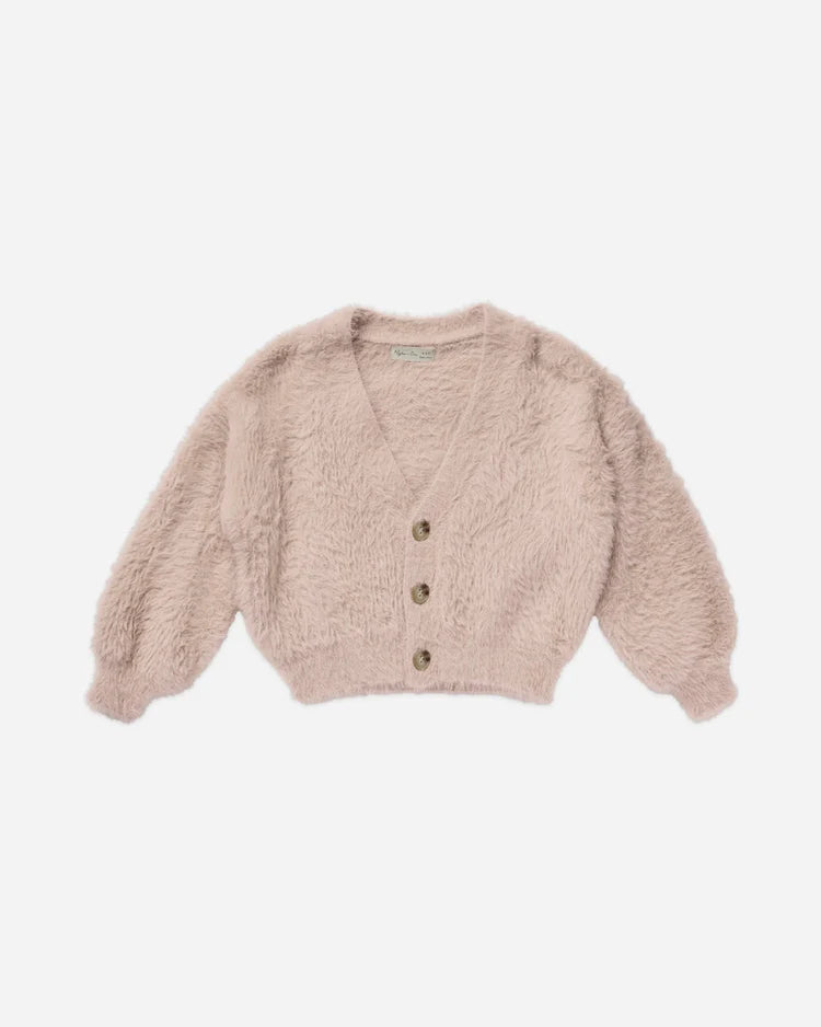 Fuzzy Cardigan | Blush | Rylee & Cru