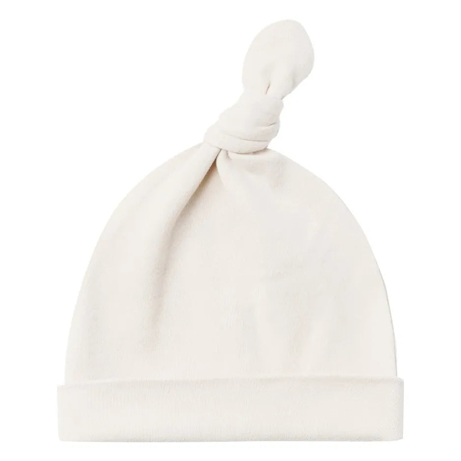 Knotted Baby Hat | Quincy Mea | Ivory