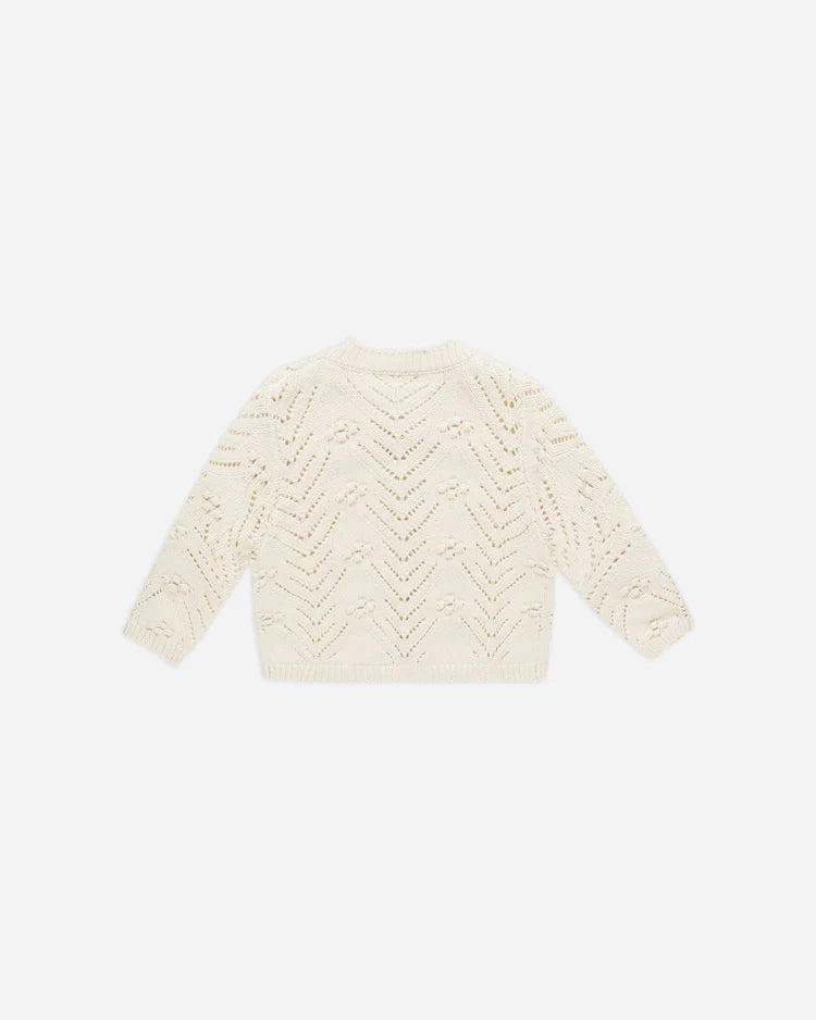 Knit Cardigan | Natural | Quincy Mae