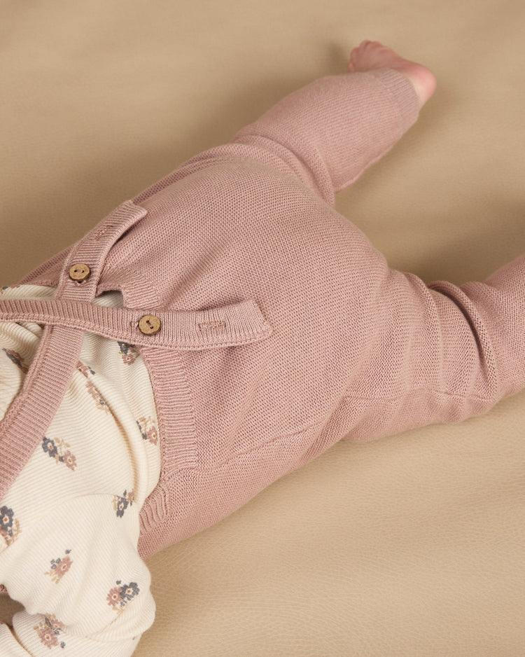 Knit Overall | Mauve | Quincy Mae